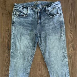 EUC Arizona Acid Wash Skinny Jeans 9 Long